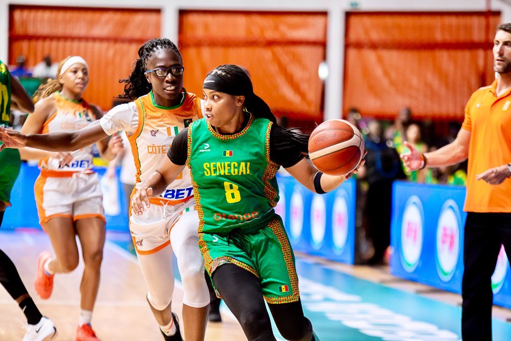 image : Afrobasket Dames 2025 / La Côte d’Ivoire s’incline face aux Sénégalaises